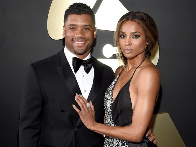 Russell Wilson and Ciara