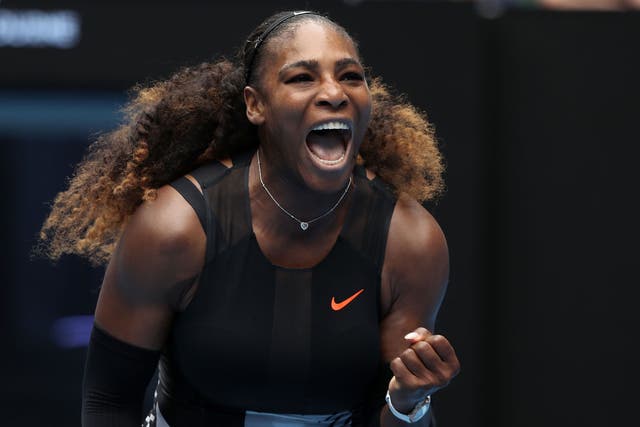 Serena Williams looked back to her best in her victory over Belinda Bencic in the Australian Open first round