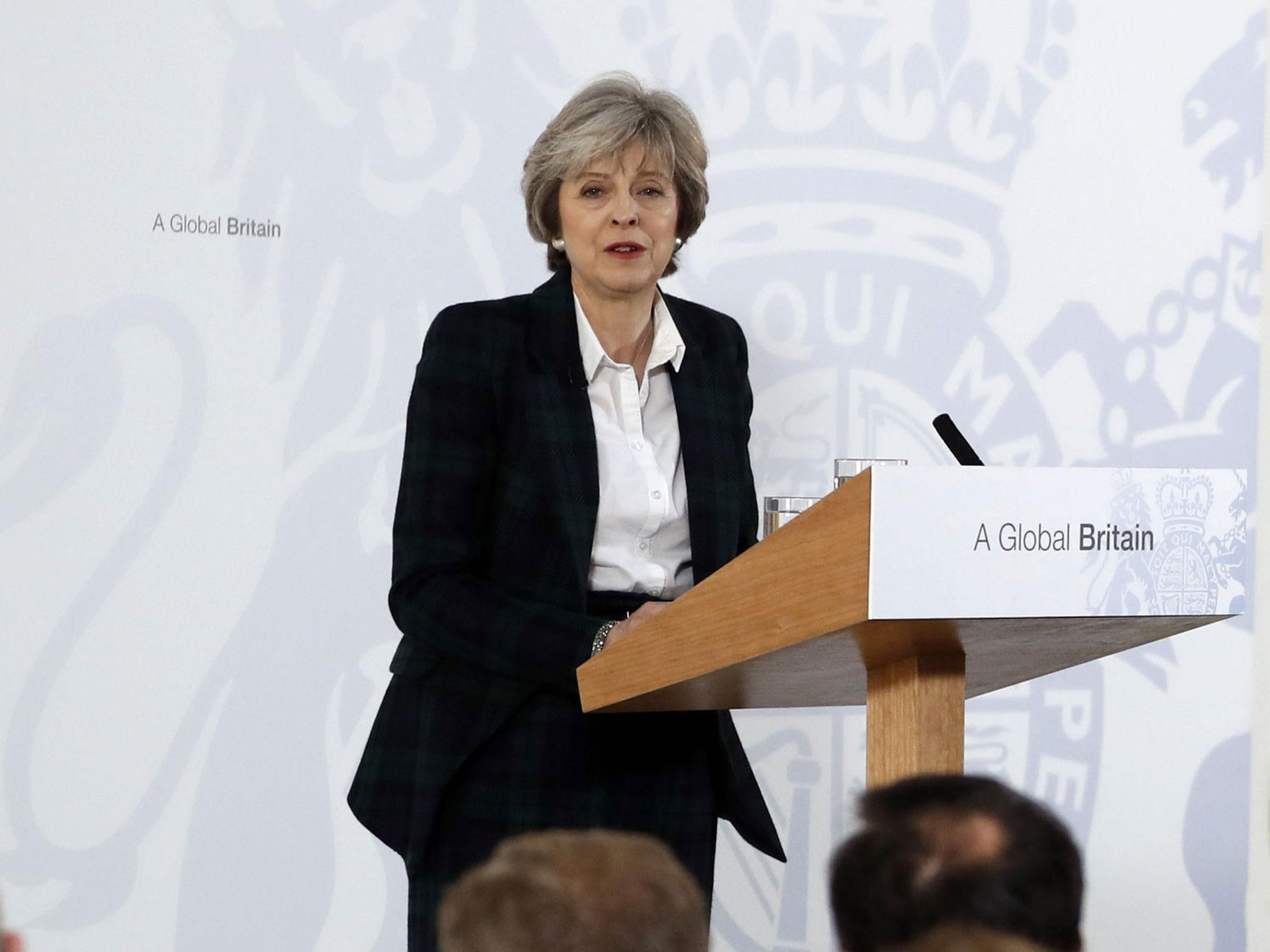 Theresa May issued her 'no deal is better than a bad deal' threat in her major Brexit speech in January