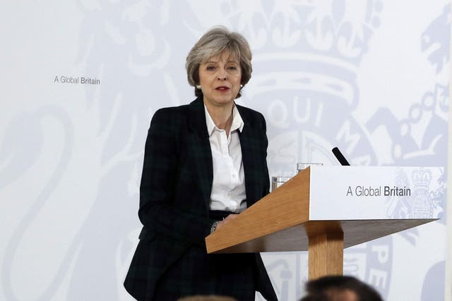 Theresa May says she wants to avoid transitional status ‘in which we find ourselves stuck forever in some kind of political purgatory’