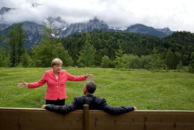 Barack Obama passed on his mantle to Angela Merkel, not his successor Donald Trump