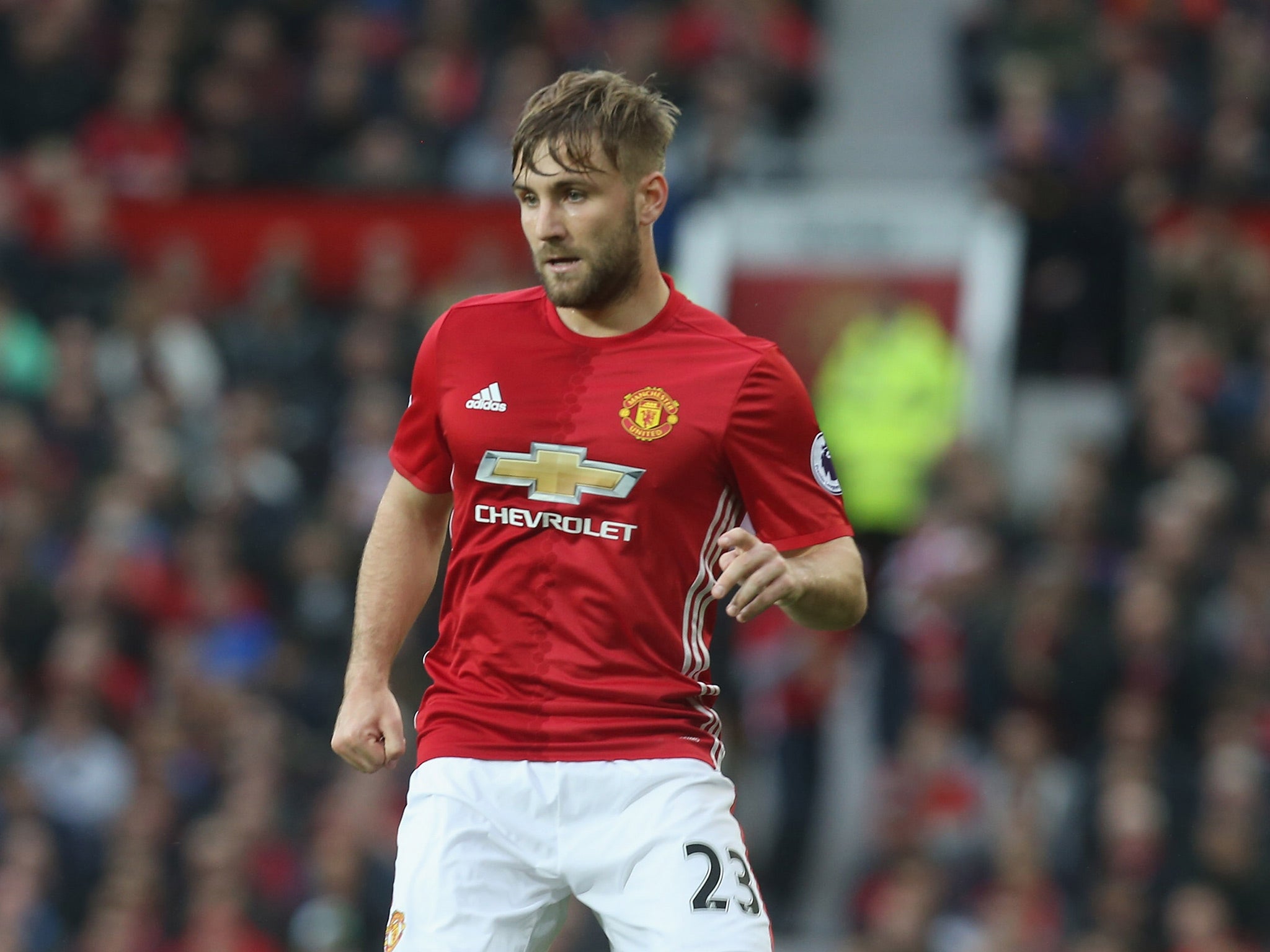 Luke Shaw has not played a single minute in the league since October