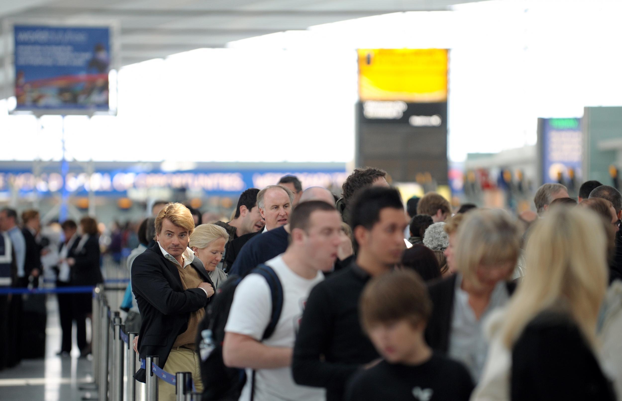 We've all pulled this face at check-in