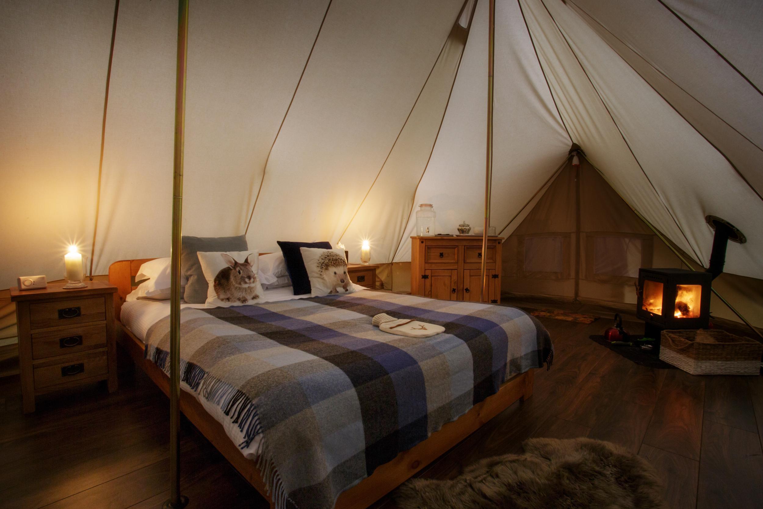 Dundas Castle in Scotland has doubled the number of its swish tents for rent