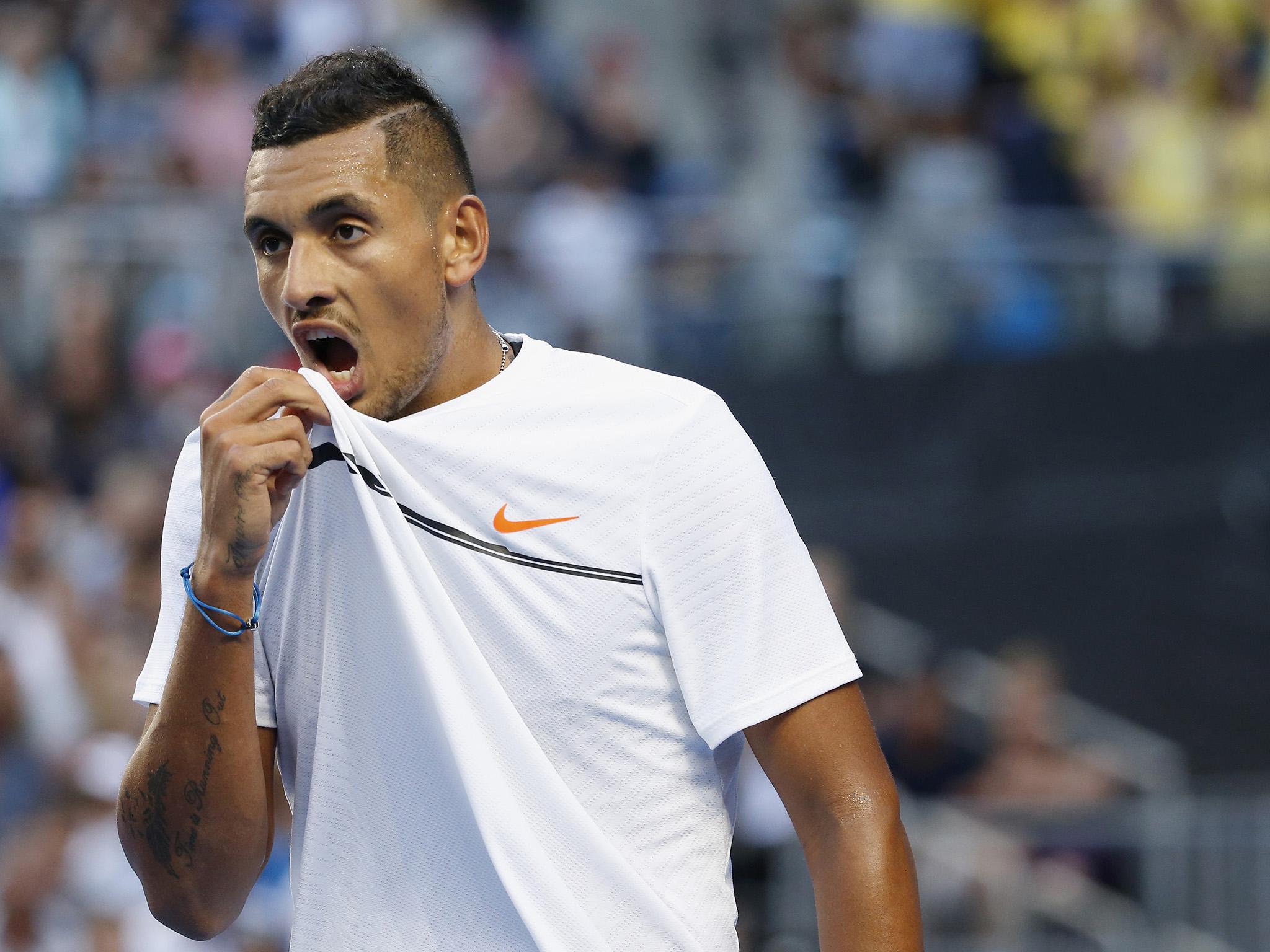The 'bad boy of tennis' has caused controversy again