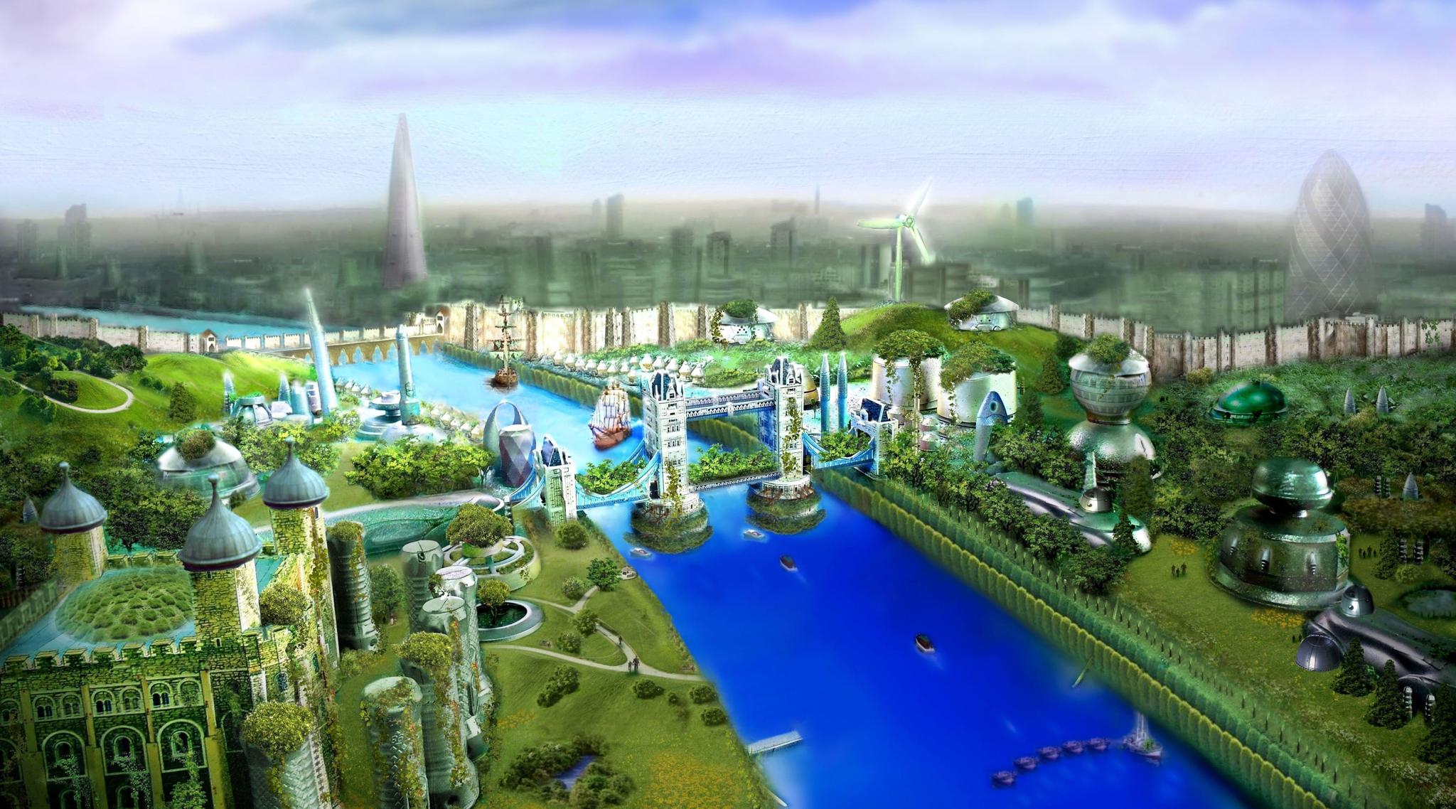 A green London re-imagined in 2121