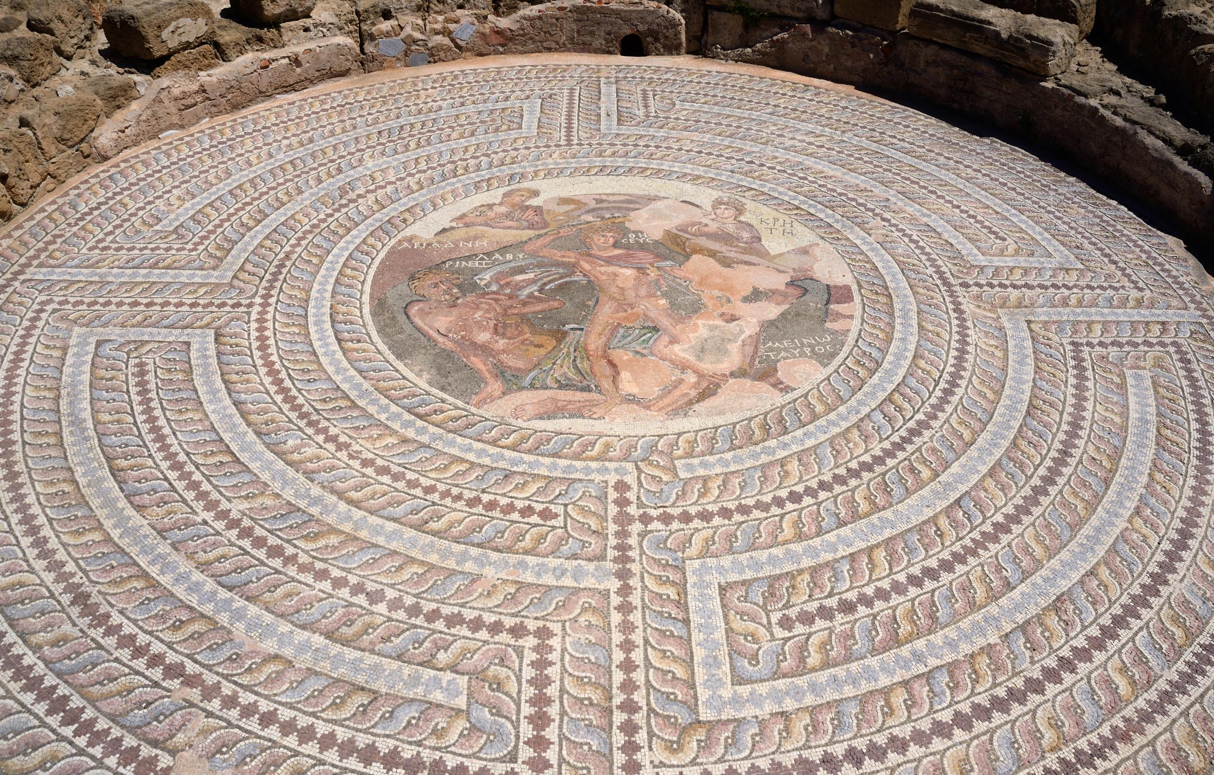 The mosaics at the Villa of Theseus are not to be missed