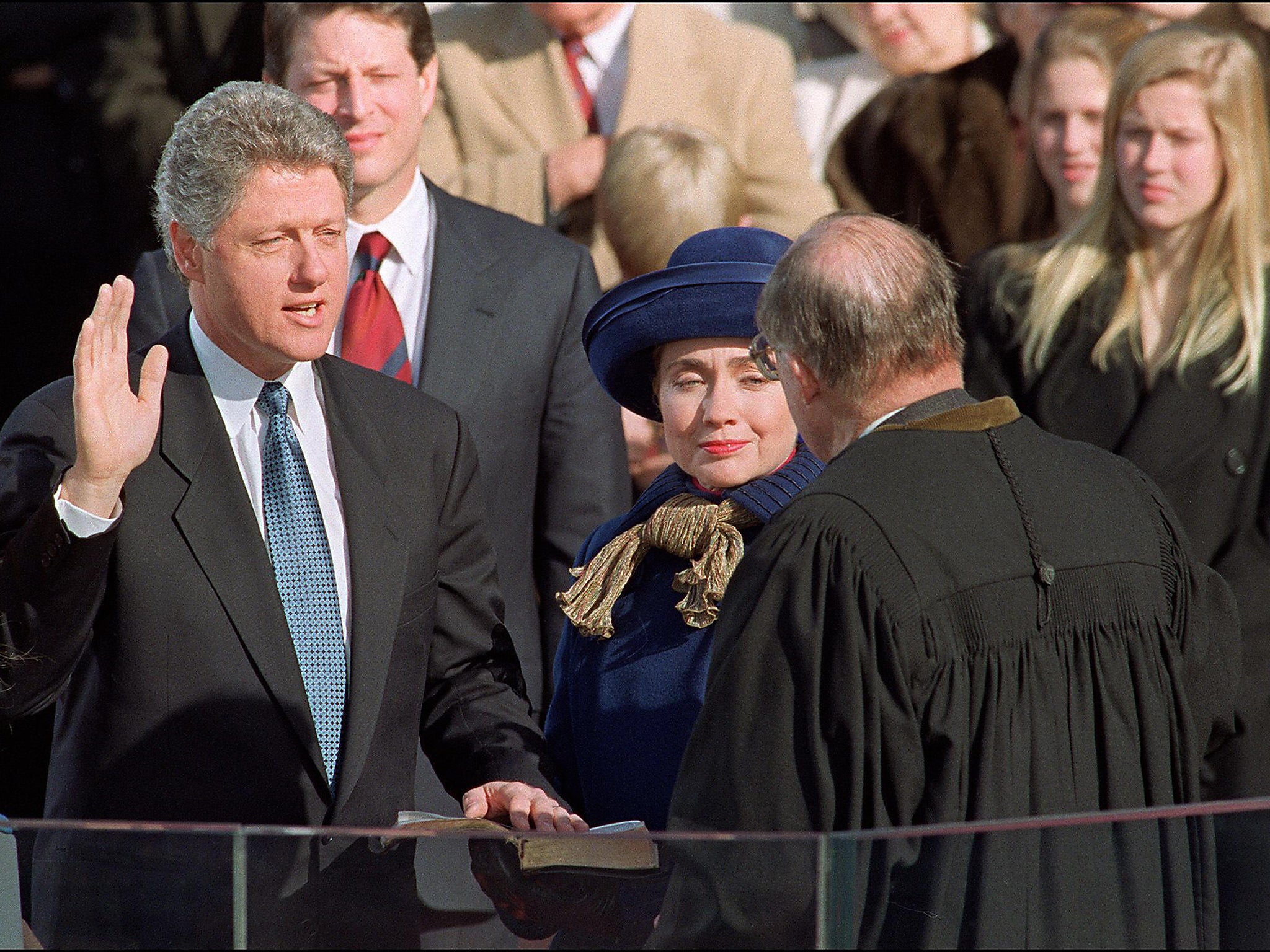 Bill Clinton’s speech in 1993 may have ‘inspired’ the words of other leaders more recently (Getty)