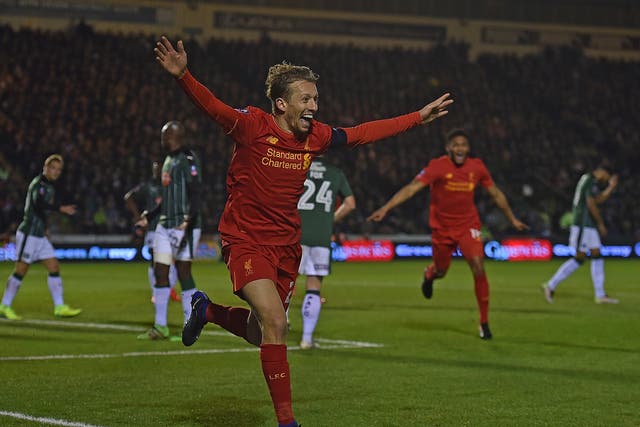 Lucas put his name on the scoresheet for the first time since 2010