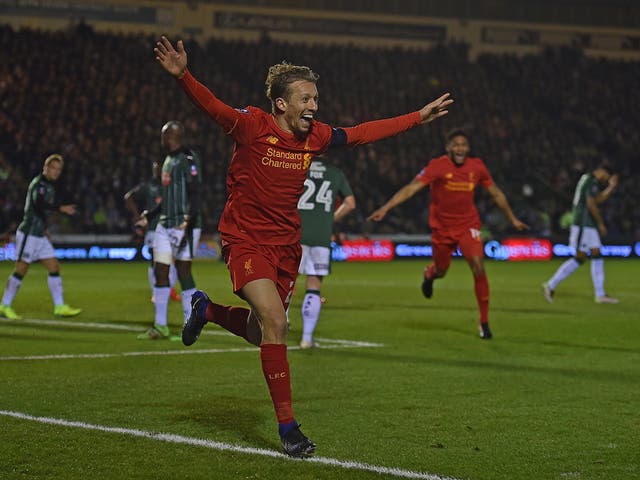 Lucas put his name on the scoresheet for the first time since 2010