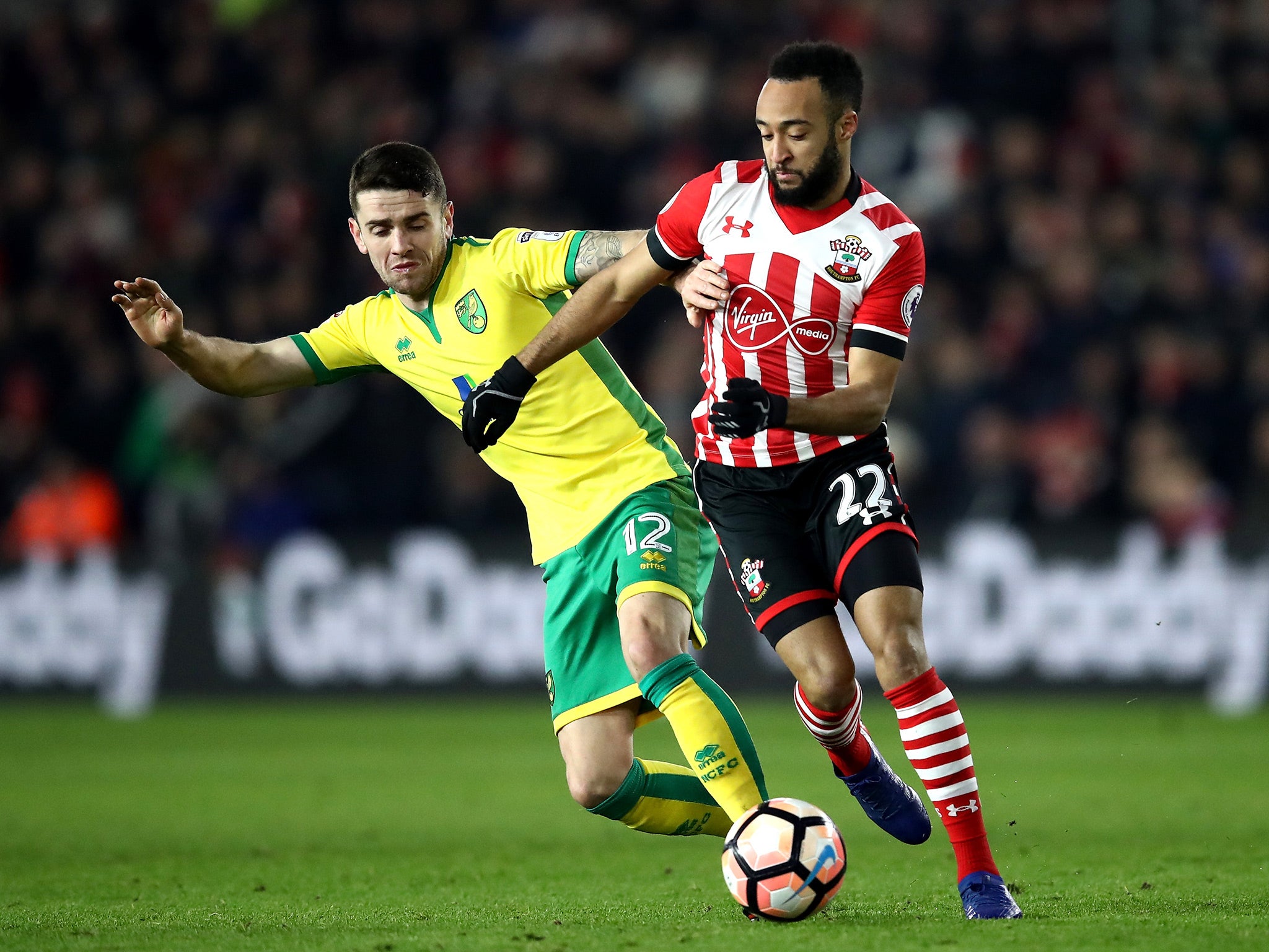 Nathan Redmond struggled to make a telling impact against his former club for large parts