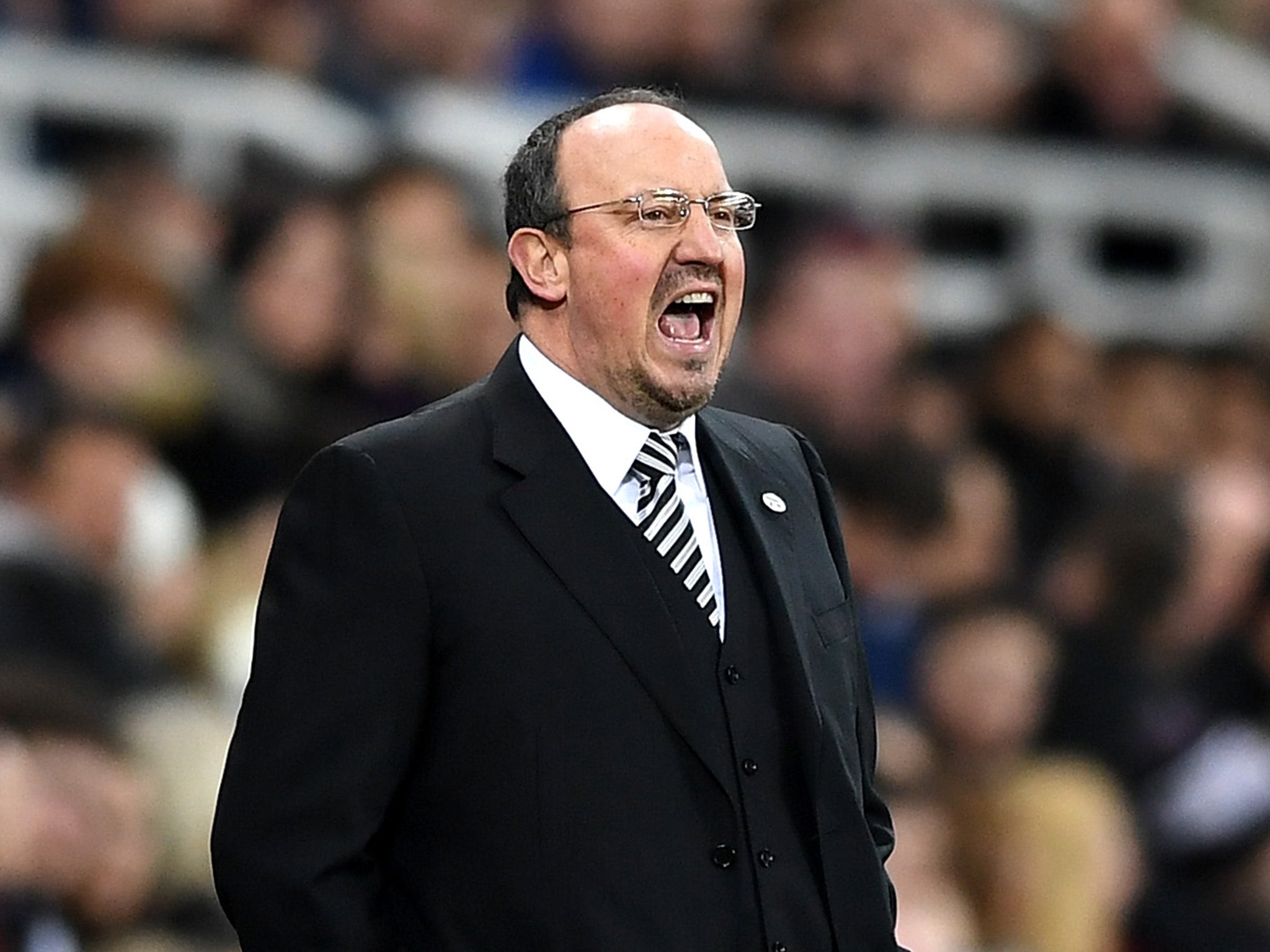 Benitez insisted he would stay for the rest of the season