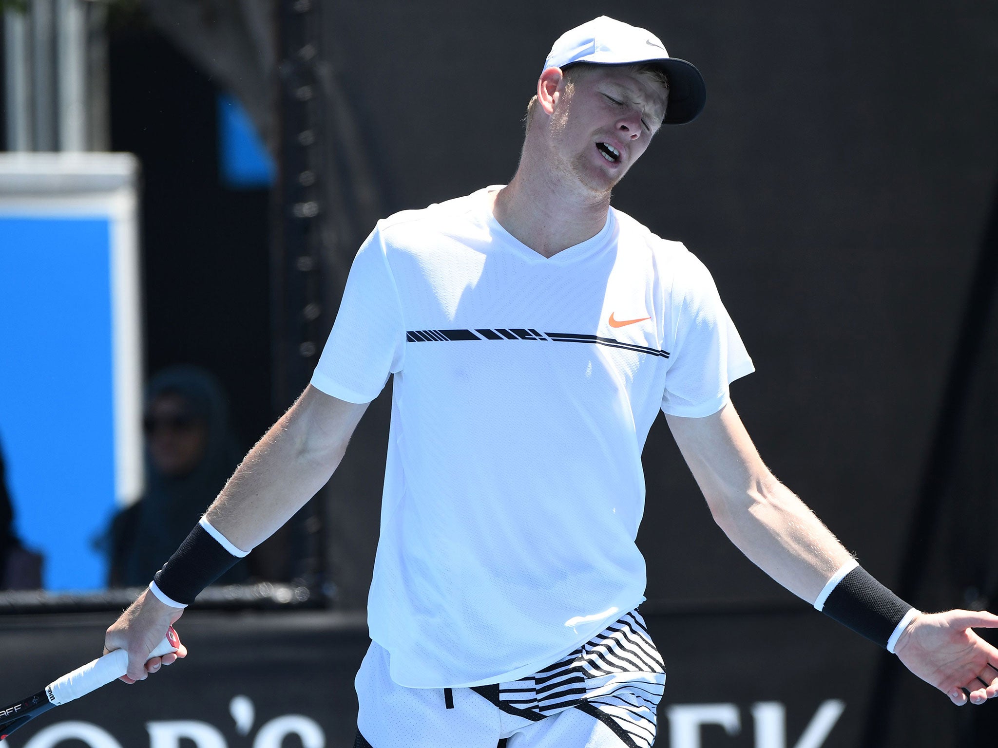Kyle Edmund suffered a straight sets defeat by Pablo Carreno Busta in the Australian Open second round
