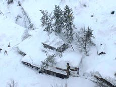 Text messages emerge from hotel guests buried in avalanche
