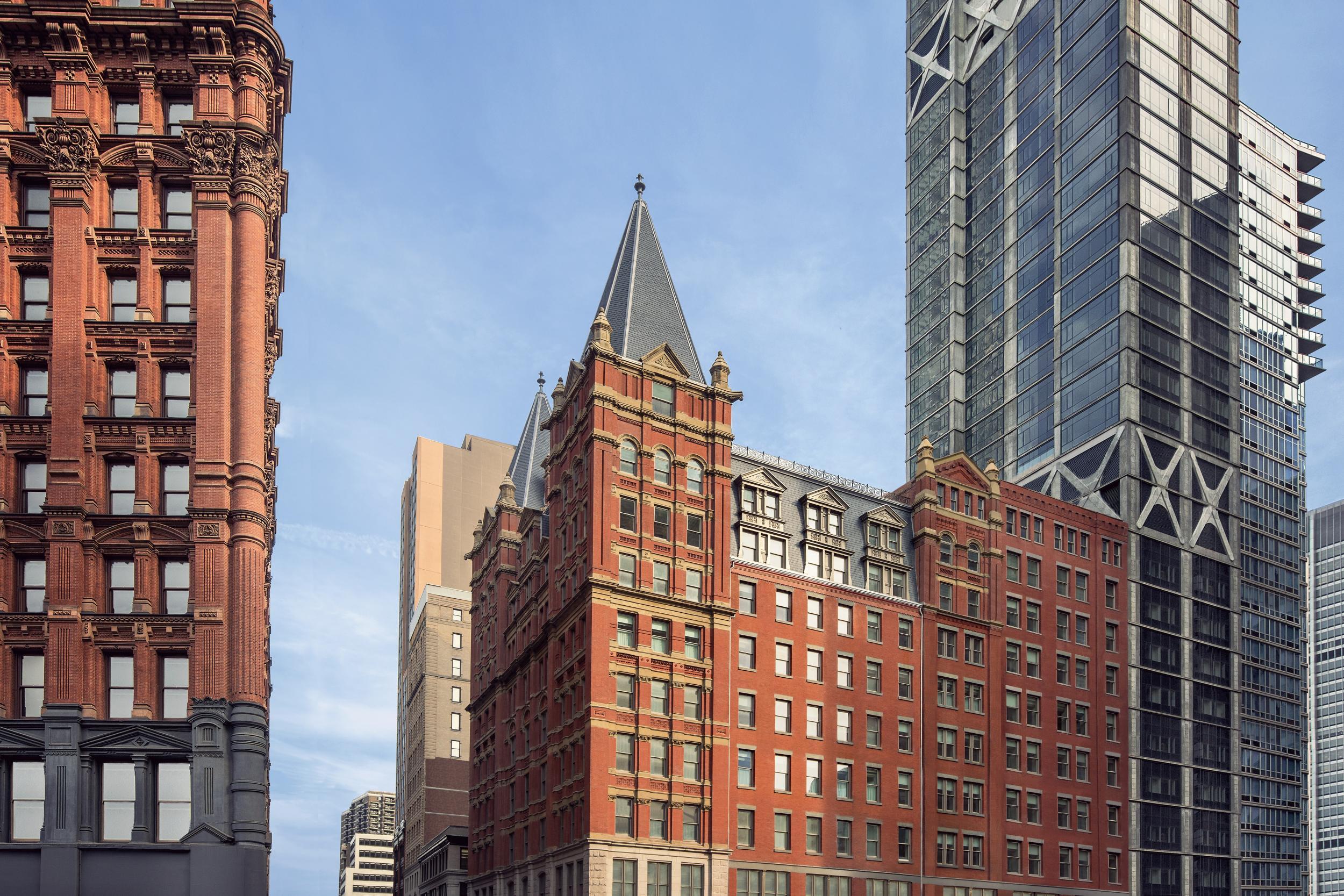 The Beekman occupies a landmark 19th-century building