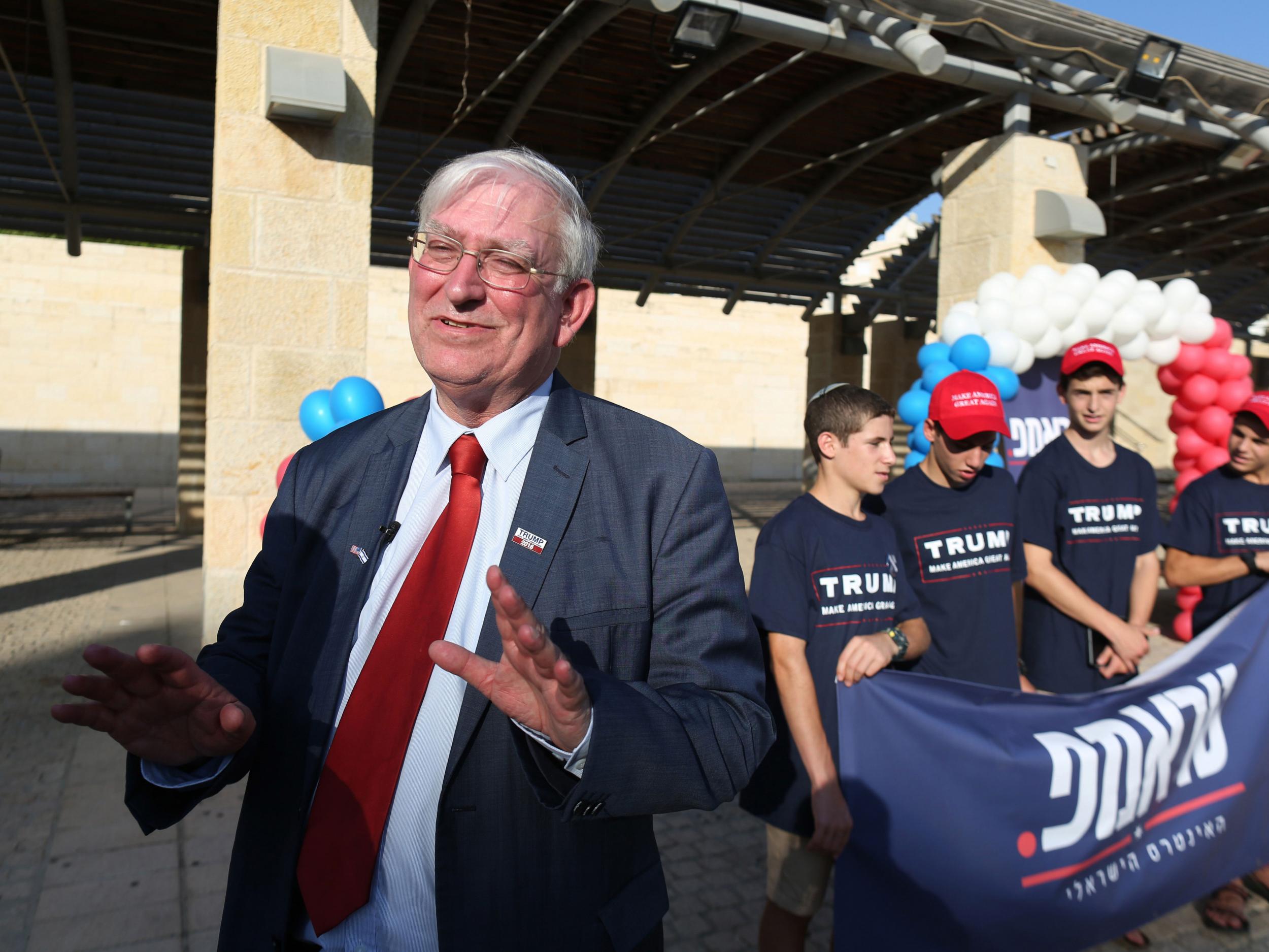 Marc Zell pictured at a Republicans Overseas Israel demonstration in Modiin, Israel, in August 2016 Menahem Kahana/AFP/Getty