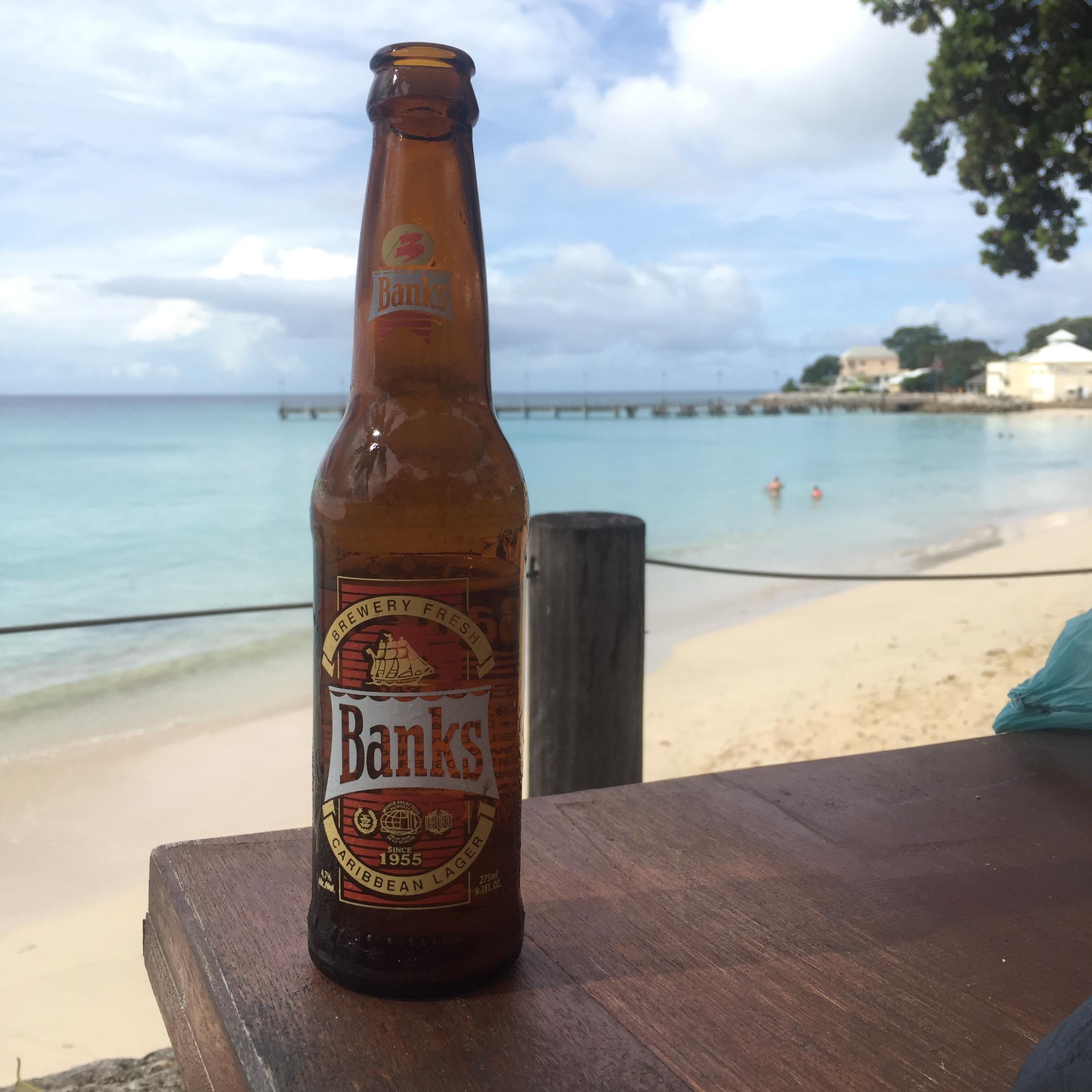 A hard day's dog-sitting should be rewarded with a local Banks beer