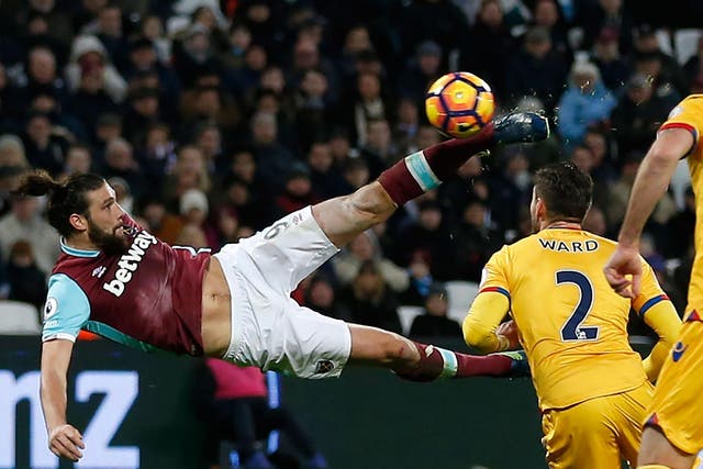 Carroll scored a spectacular scissor kick goal in West Ham's 3-0 win last weekend