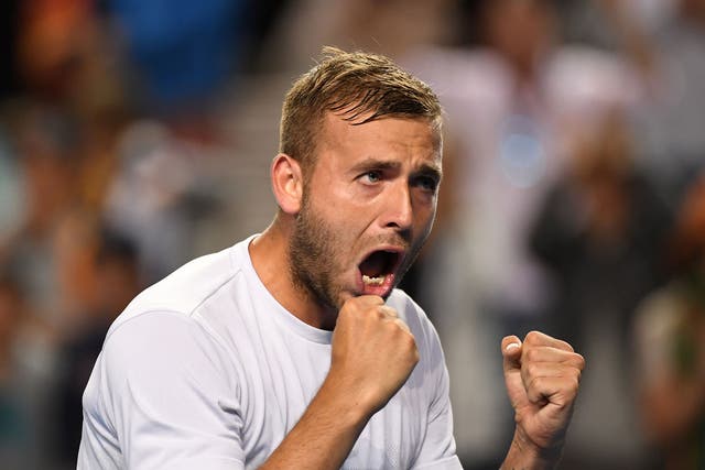 Dan Evans has never reached the fourth round of a Grand Slam before