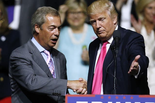 Nigel Farage claims, ‘The Trump administration is offering Britain a great gift.’