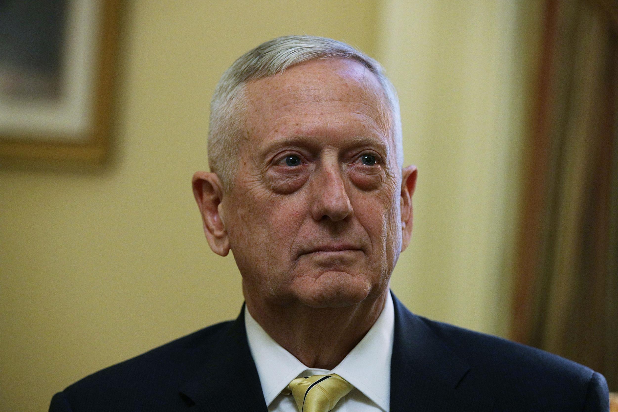 Mattis said he did not think more US troops were 'necessary' in the Middle East, however