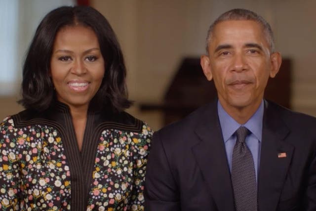 The Obamas said: 'We will see you again soon'