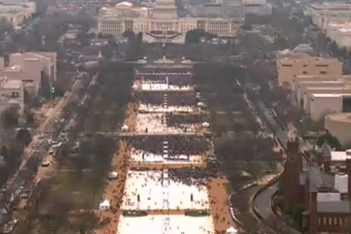 Donald Trump inauguration crowds fail to fill National Mall | The ...