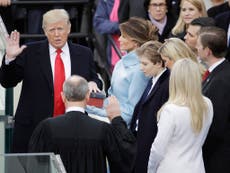 Trump takes oath to become most powerful man in the world