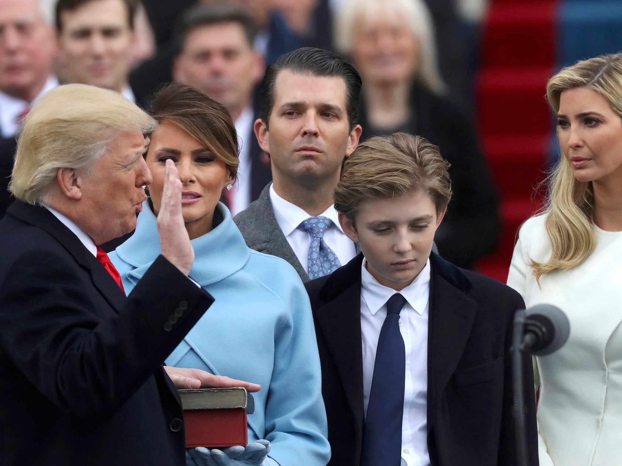 Donald Trump Inauguration: Watch Moment Billionaire Becomes President 