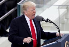 Donald Trump's inauguration speech had strong similarities to Bane 
