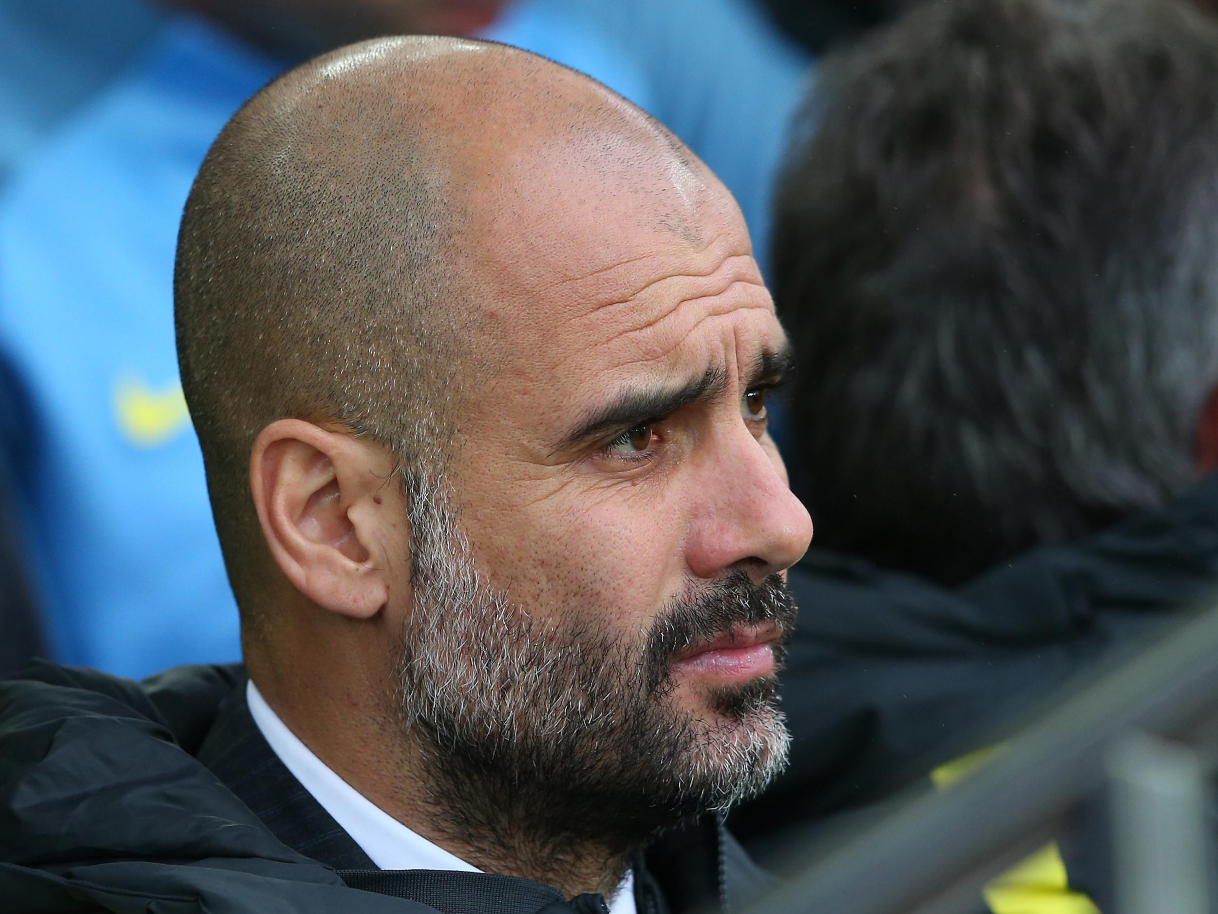 Guardiola suggested his brilliance was exaggerated by the media