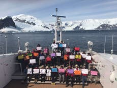 There is even a Women's March against Donald Trump in Antarctica