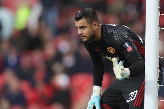 Romero has only made four Premier League appearances for United
