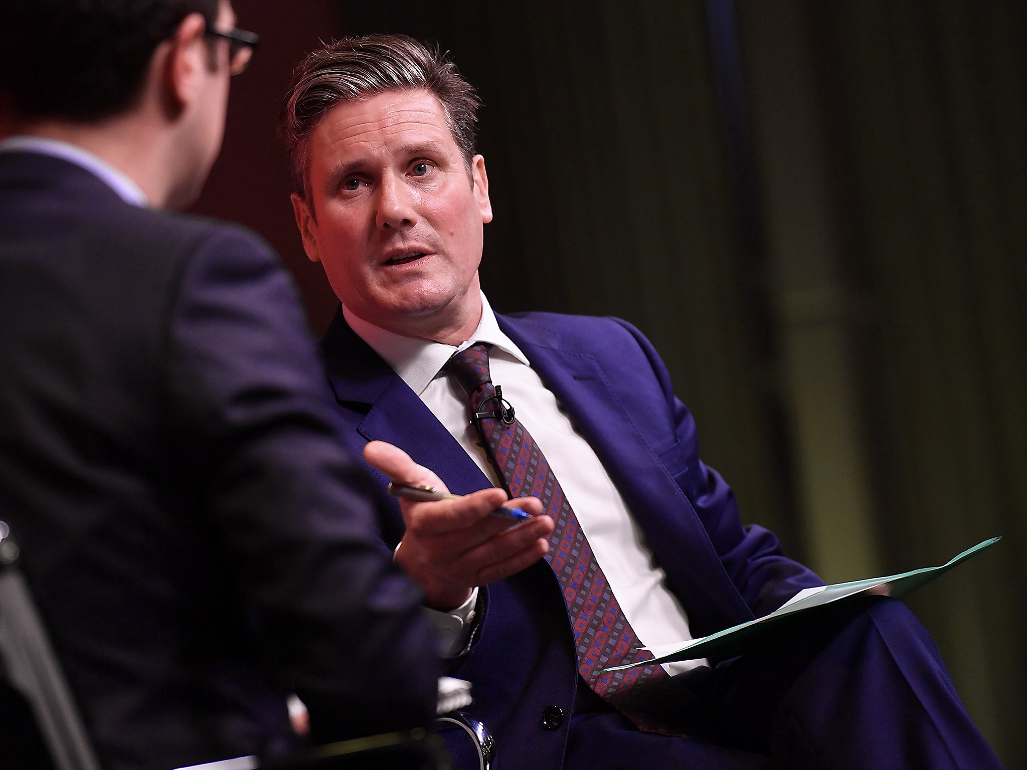 British Labour Party Shadow Secretary of State for Exiting the European Union (Brexit), Keir Starmer
