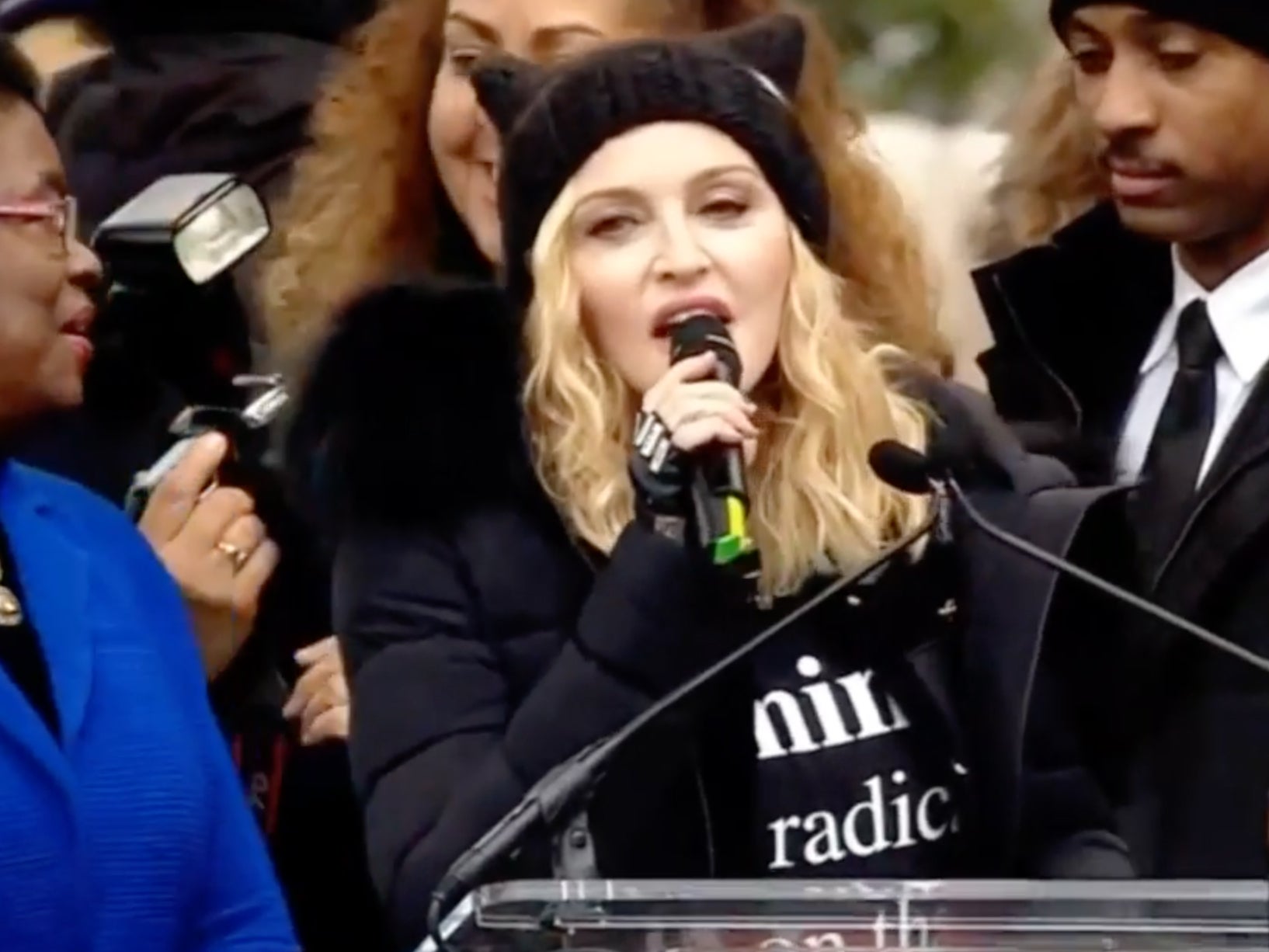 Madonna speaks at Women's March on Washington