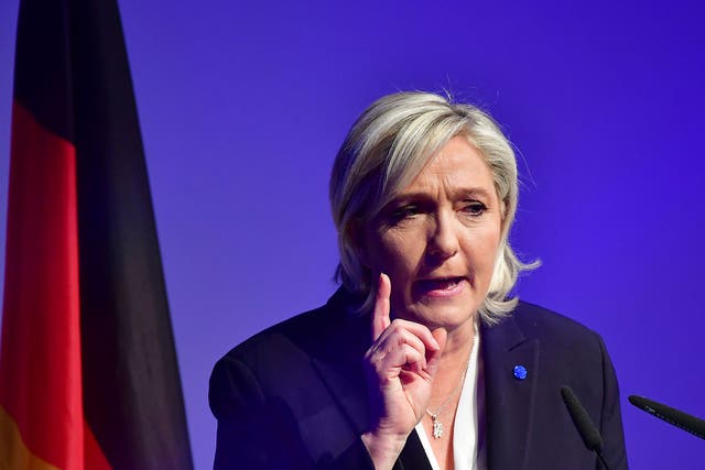 Le Pen said: 'I think that generally speaking if there are people responsible, it's those who were in power at the time. It's not France'