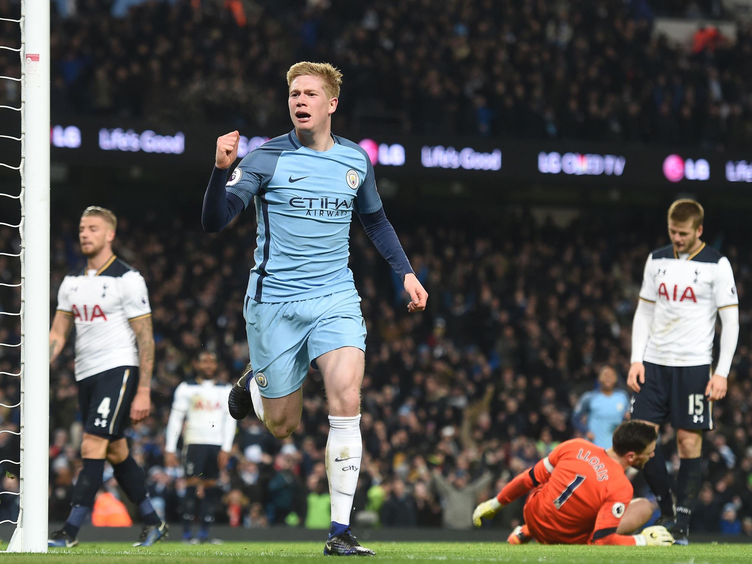 De Bruyne capitalised on Lloris' error