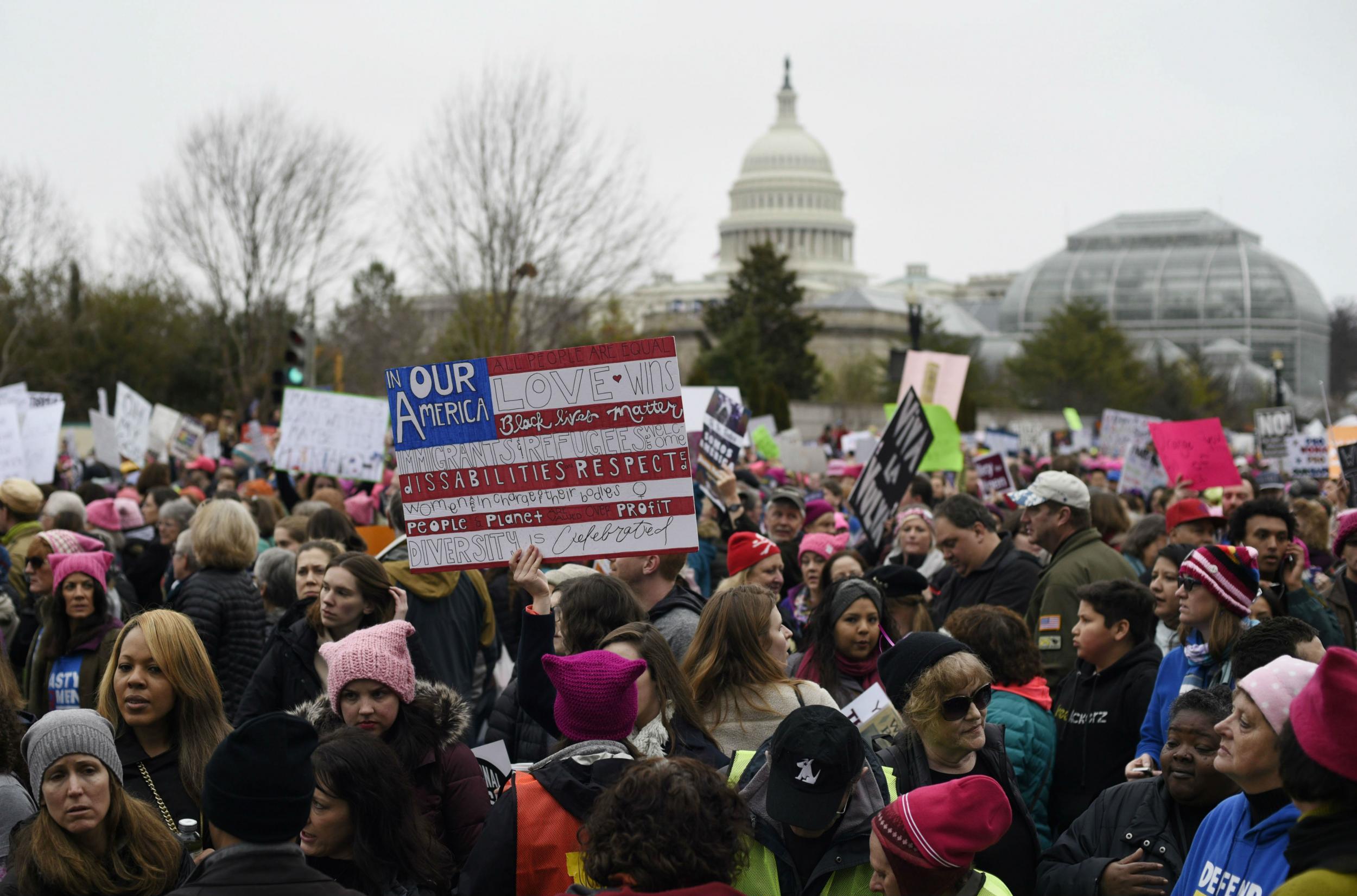 An estimated 500,000 people took part in the march