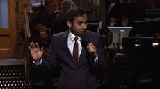 Watch Aziz Ansari's scorching opening monologue on Saturday Night Live