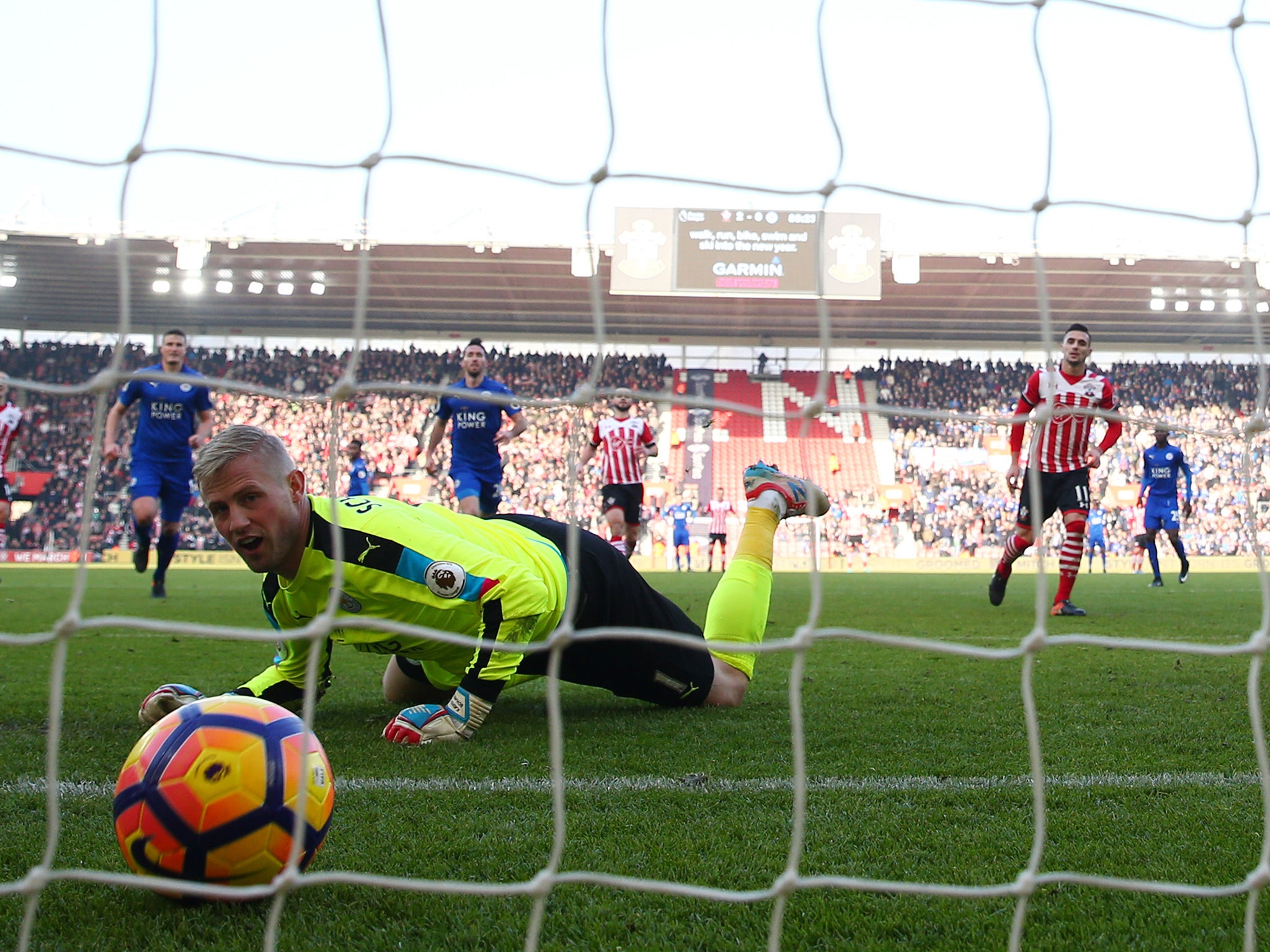 Dusan Tadic made sure of the points with a late penalty after Wes Morgan's foul