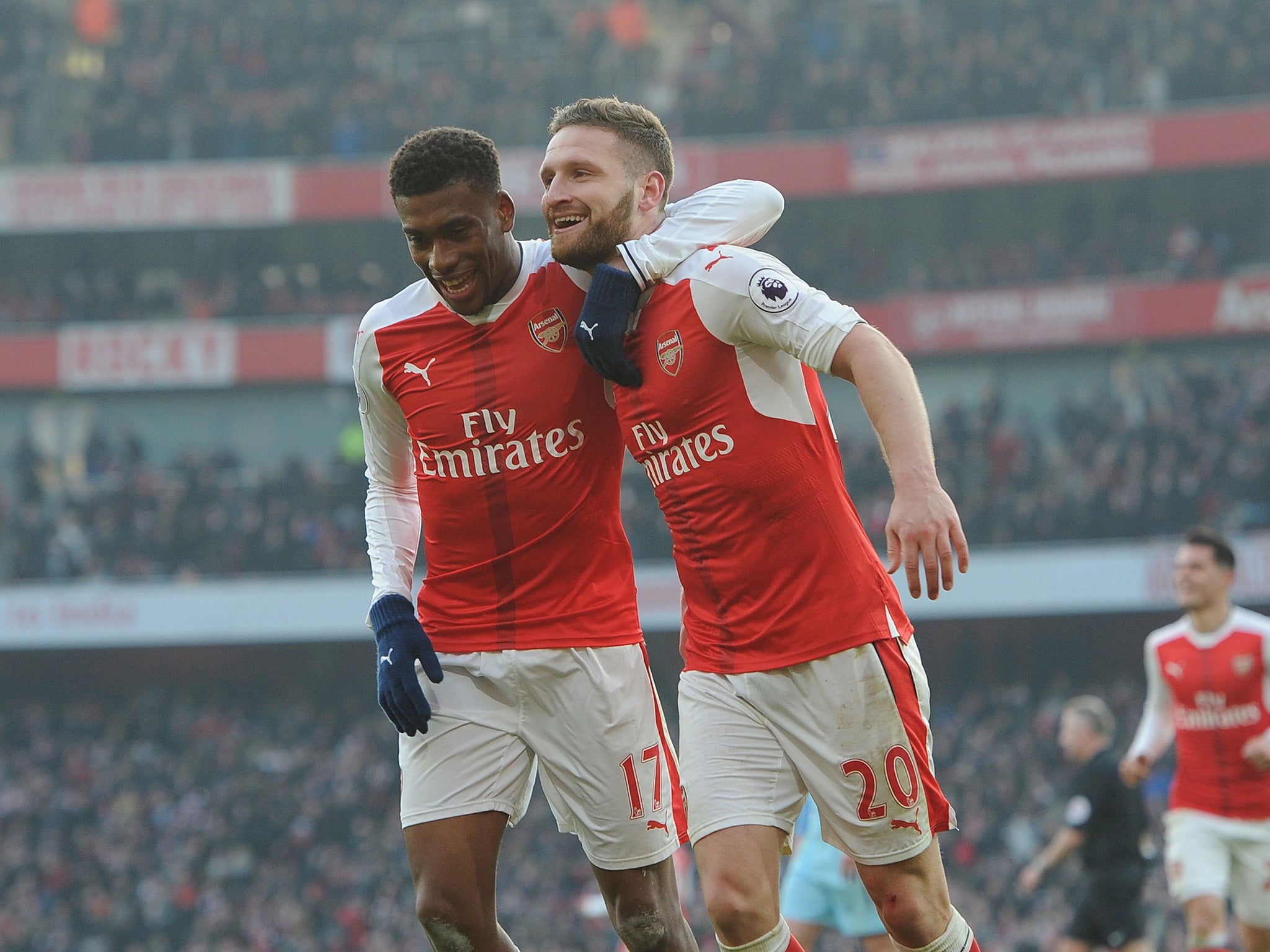Shkodran Mustafi broke Burnley's firm resistance with his header off a corner