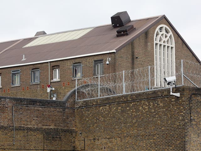 Pentonville Prison, where the activists gathered to pay tribute to transgender inmates