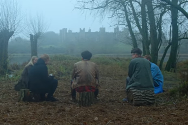 A still from Ed Sheeran's music video for 'Castle on the Hill'