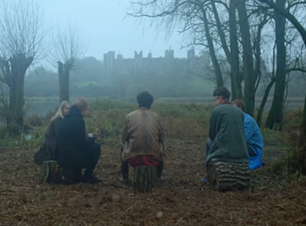 A still from Ed Sheeran's music video for 'Castle on the Hill'