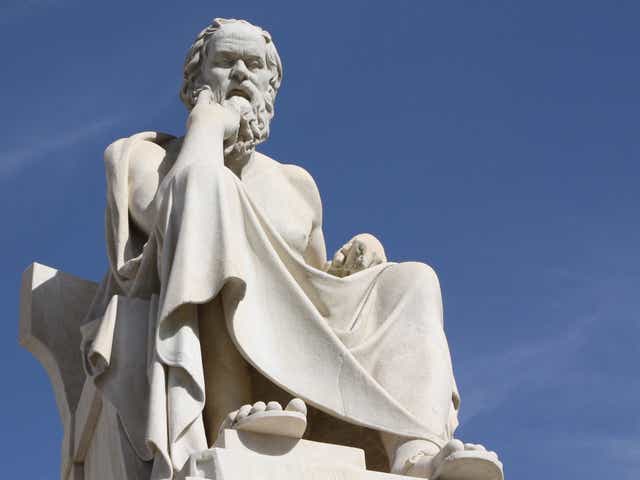 Socrates, a classical Greek philosopher credited as one of the founders of Western philosophy