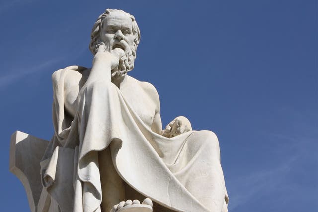 Socrates, a classical Greek philosopher credited as one of the founders of Western philosophy
