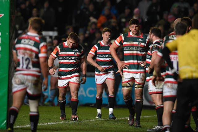 Tom Youngs admitted Leicester were 'in a hole' after the loss