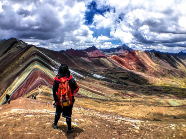 Rainbow Mountain in Peru - one Solidum has not biked down