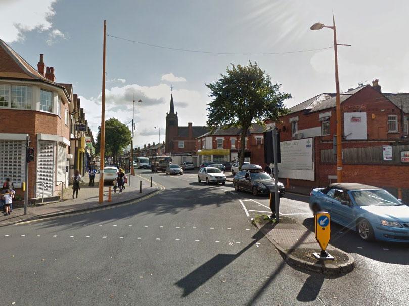 The man was stabbed closed to the north end of Rookery Road, pictured, in Handsworth