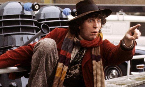 Tom Baker as the Doctor in series four of Doctor Who